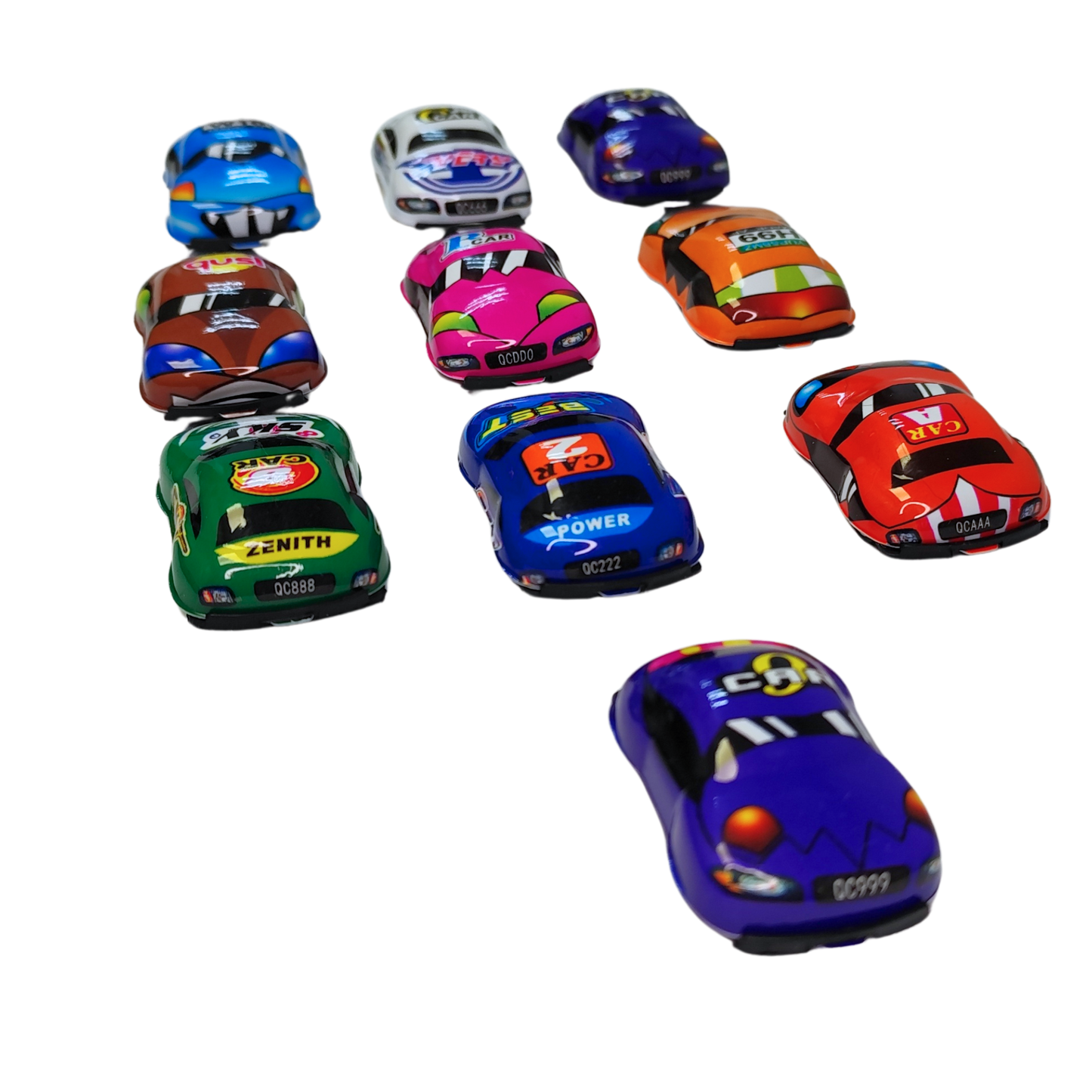 Autitos de plástico a friccion  10 Unidades