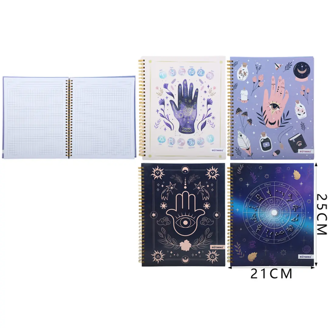 Cuaderno Universitario Zodiaco 21x25 cm 100 hojas
