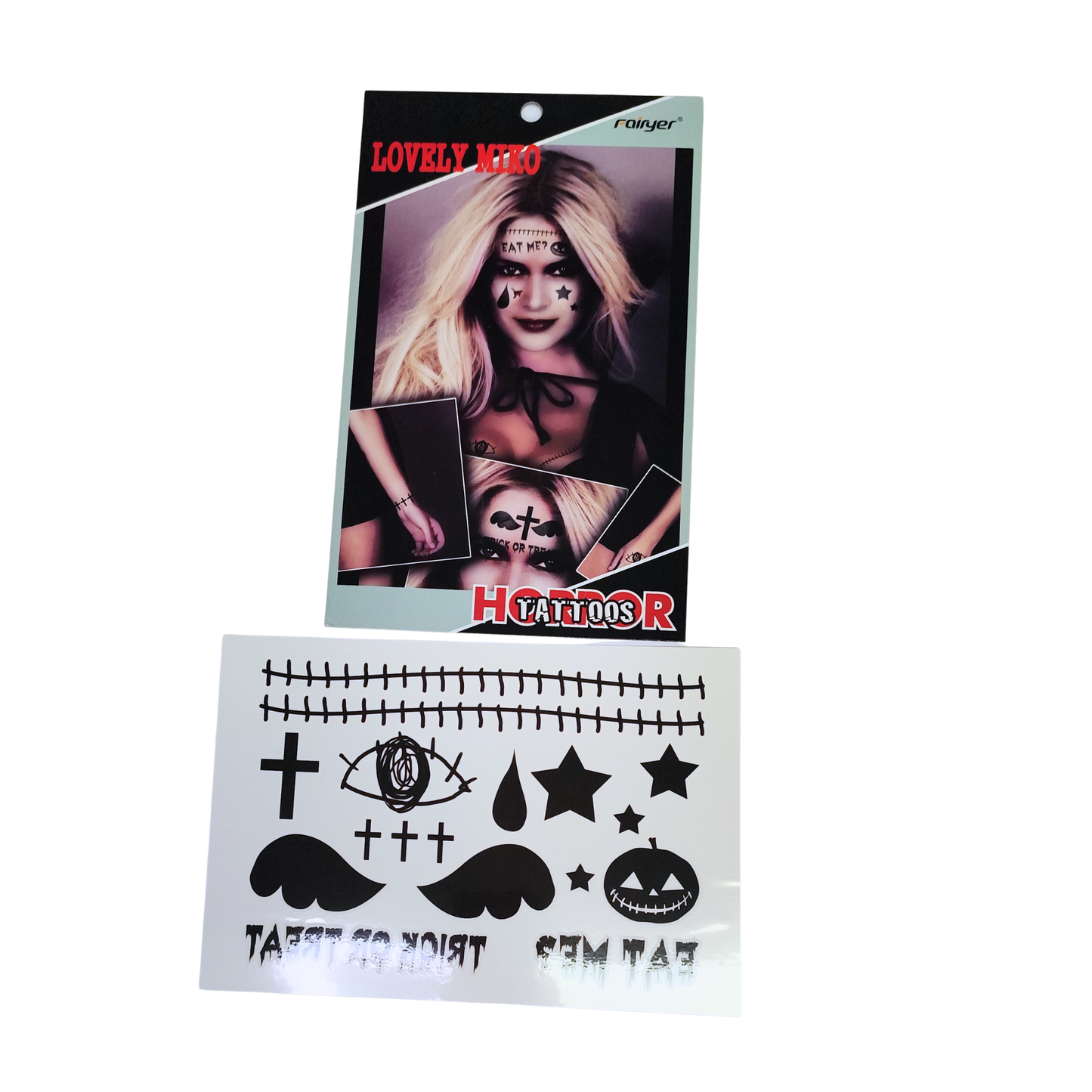 Tatuajes temporales Halloween