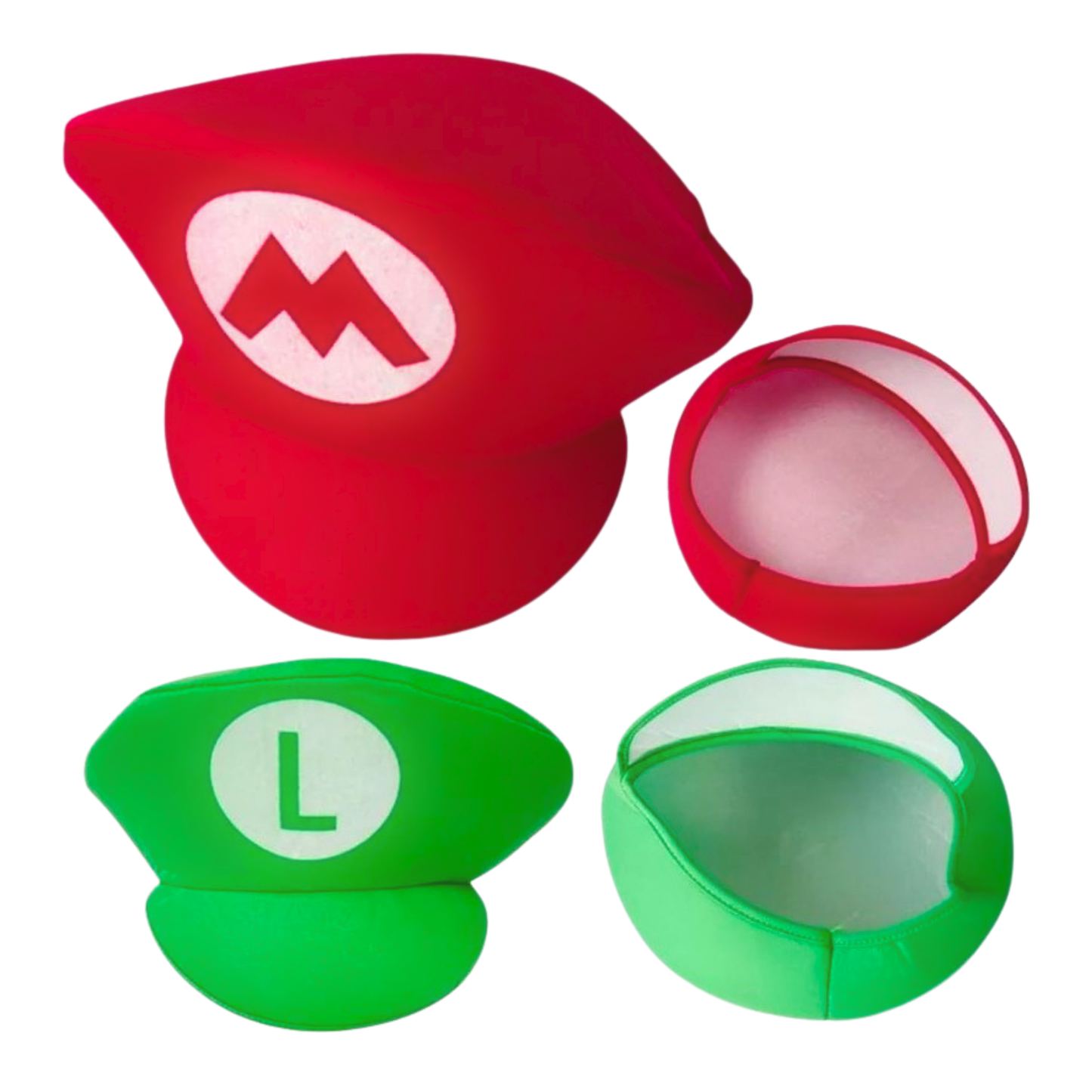 Gorro Luigi y Mario Bross Cosplay Disfraz