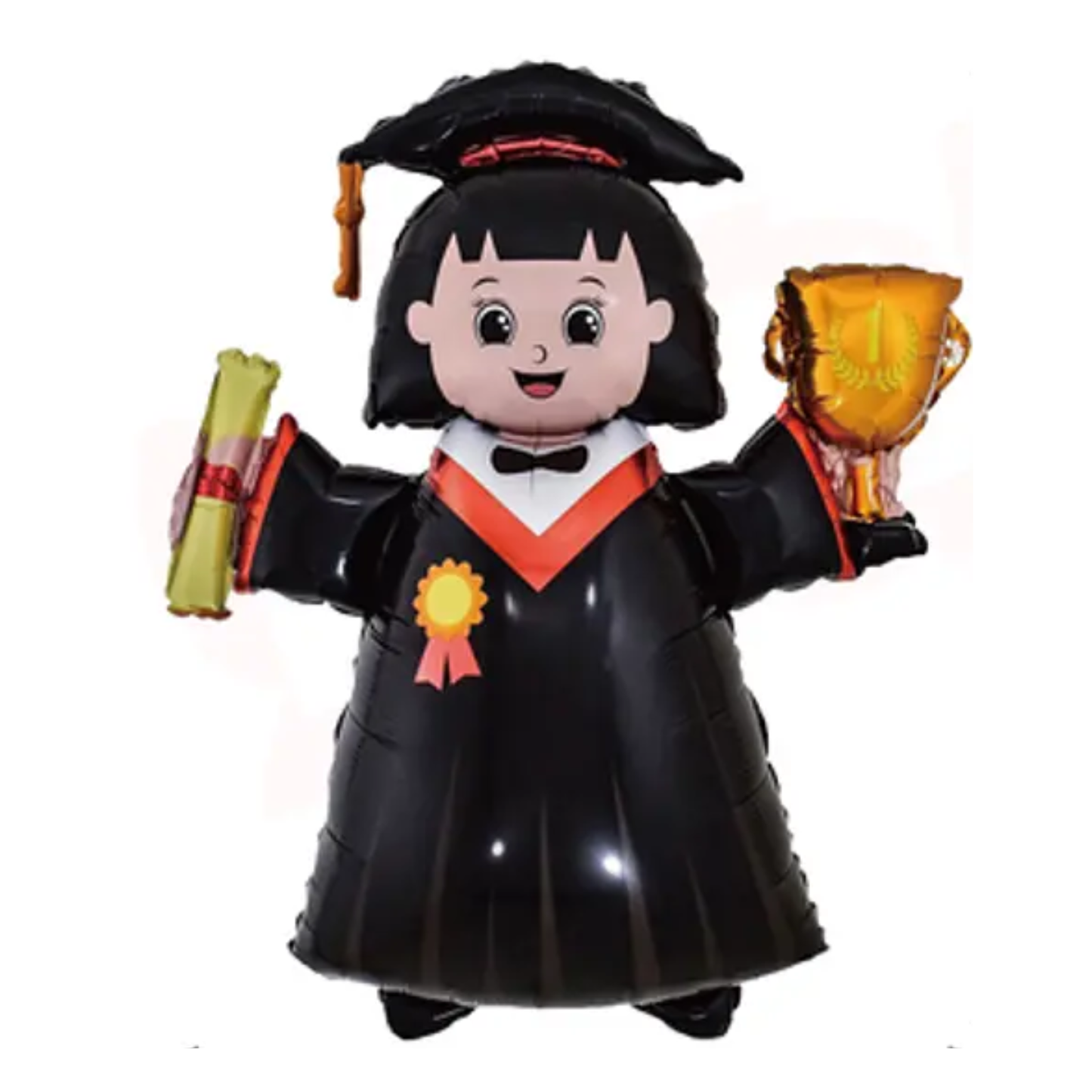Globo Foil Niña Graduado 74x53,5 cm 1 Unidad
