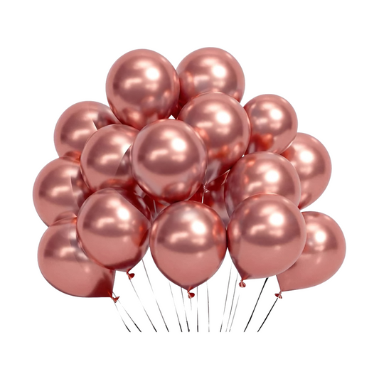 Globos Cromados N°9 50 Unidades