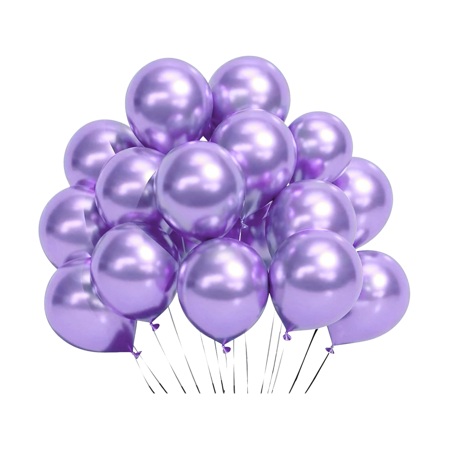 Globos Cromados N°9 50 Unidades