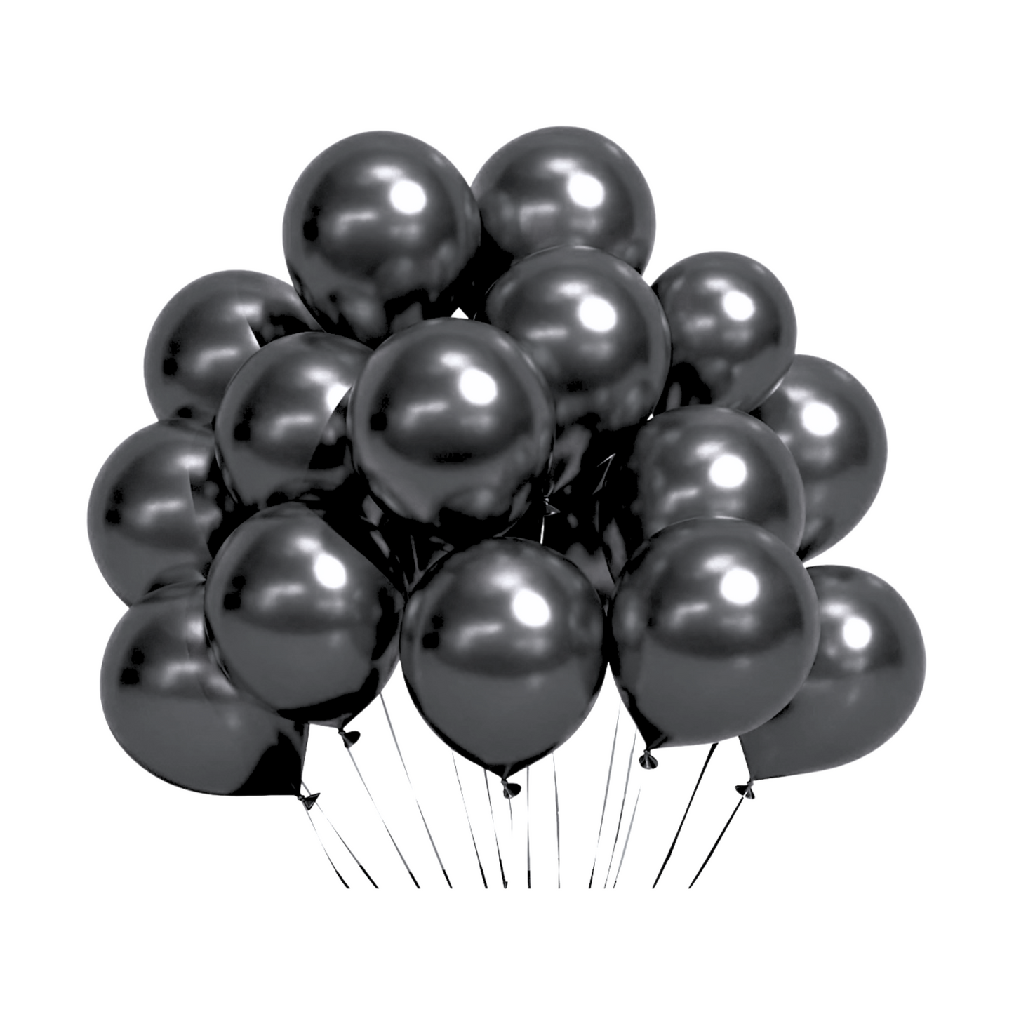 Globos Cromados N°9 50 Unidades