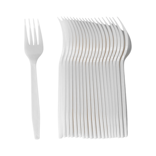 Tenedores plásticos 50 Unidades