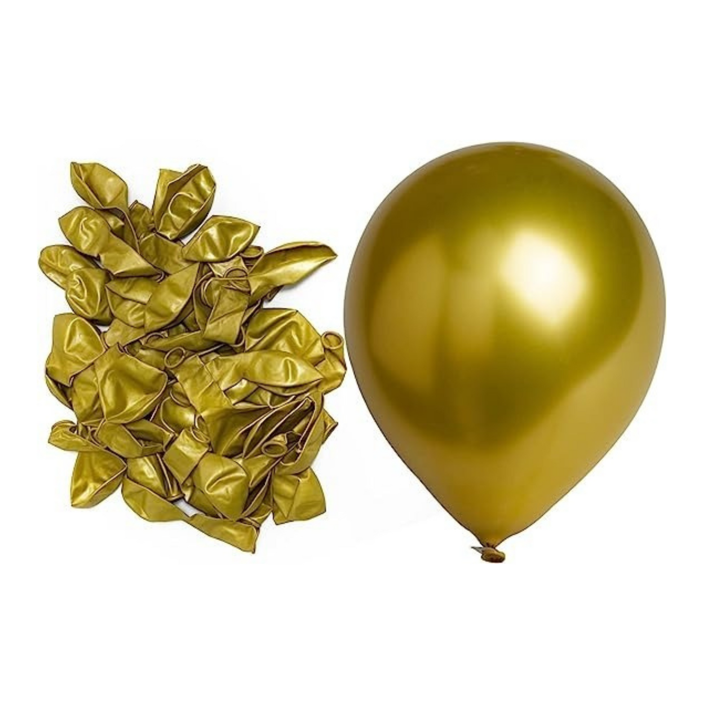 Globos Cromados N°12 10 Unidades