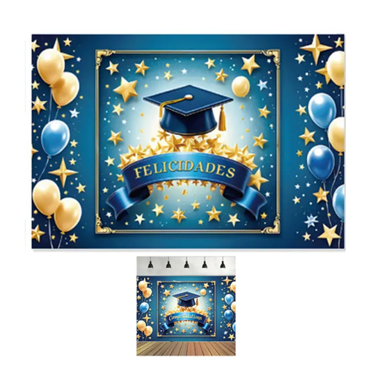 Fondos para fotos Graduación 80x125 cm