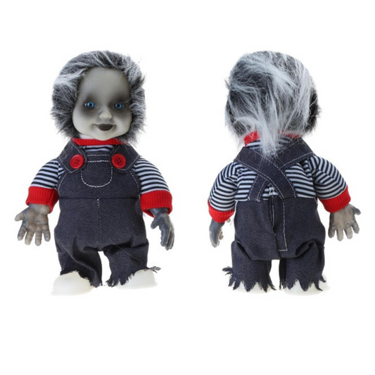 Decoración Halloween Muñeco con luz, sonido y movimiento