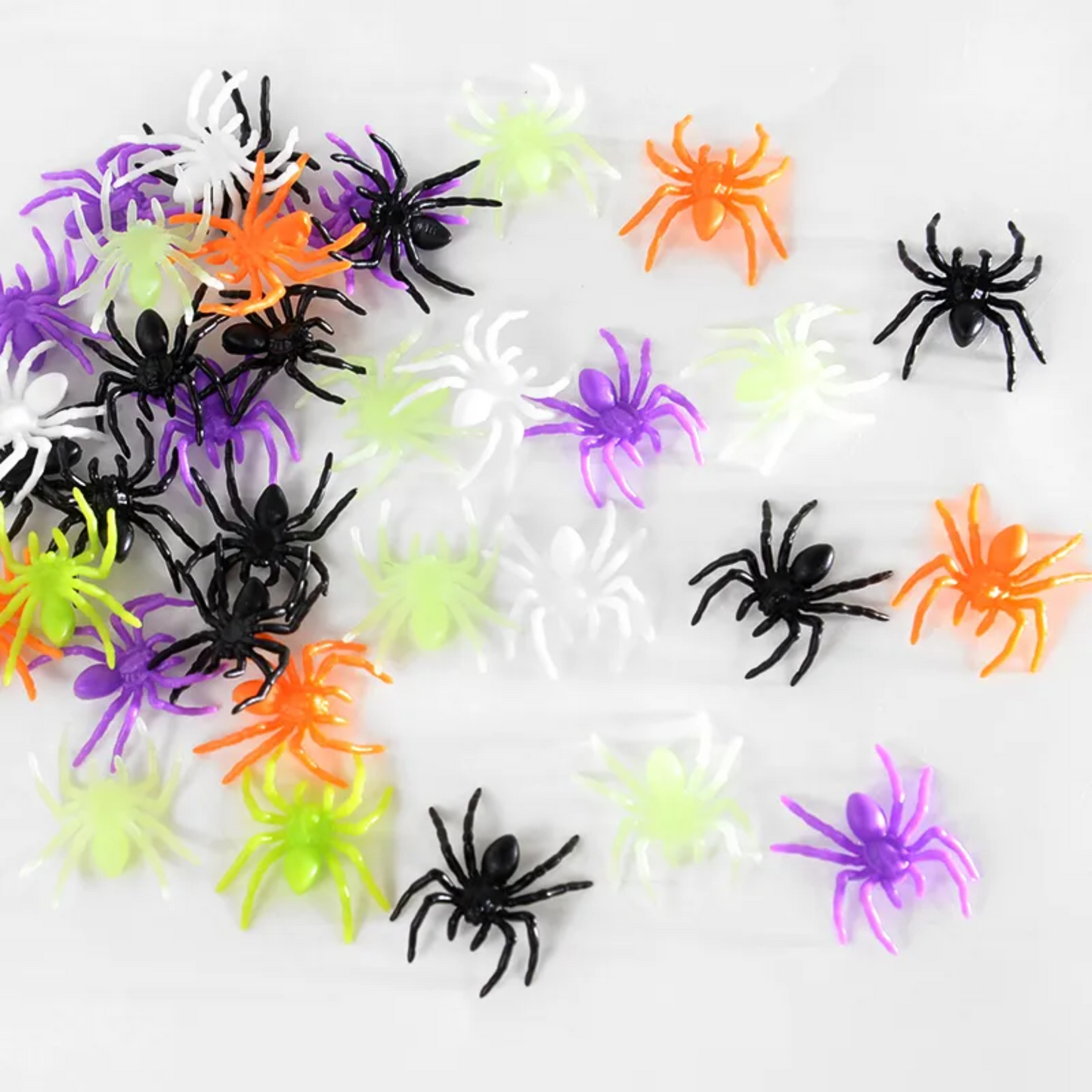 Decoración Halloween Mini Arañas 24 unidades