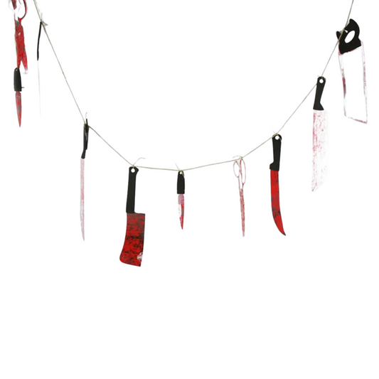 Guirnaldas Sangrienta Armas Decoración Halloween
