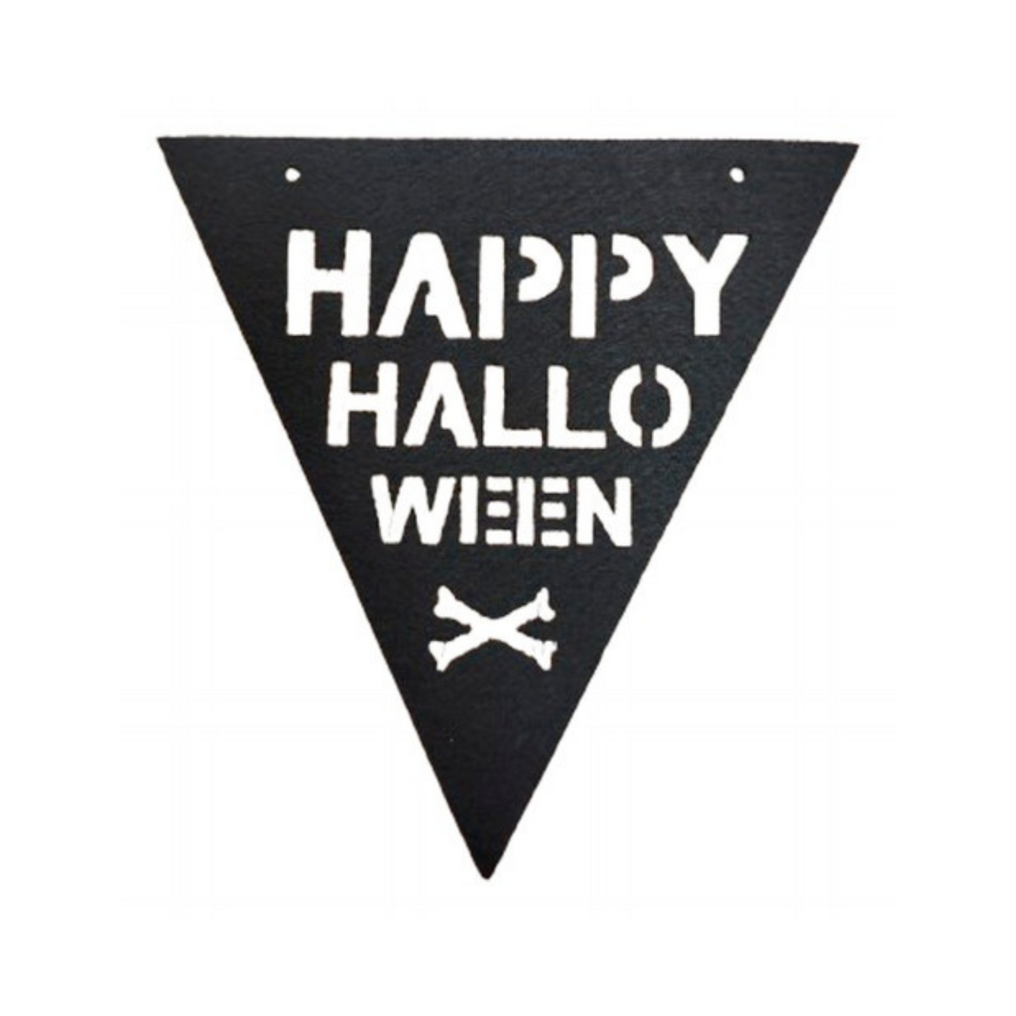 Banderín de tela Decoración Halloween Triangulos 8 un.