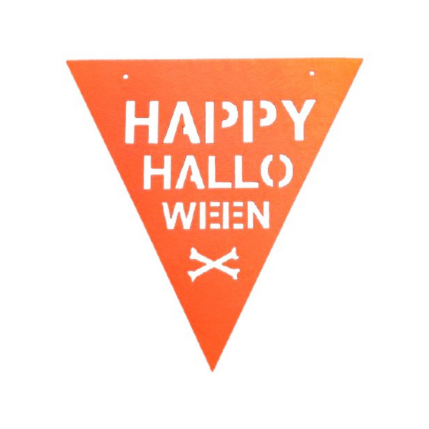 Banderín de tela Decoración Halloween Triangulos 8 un.
