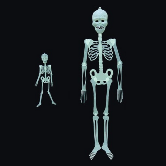 Decoración Halloween Esqueleto brilla en la oscuridad 90 cm