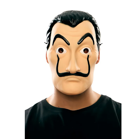 Máscara Dalí La Casa de Papel plastica x1