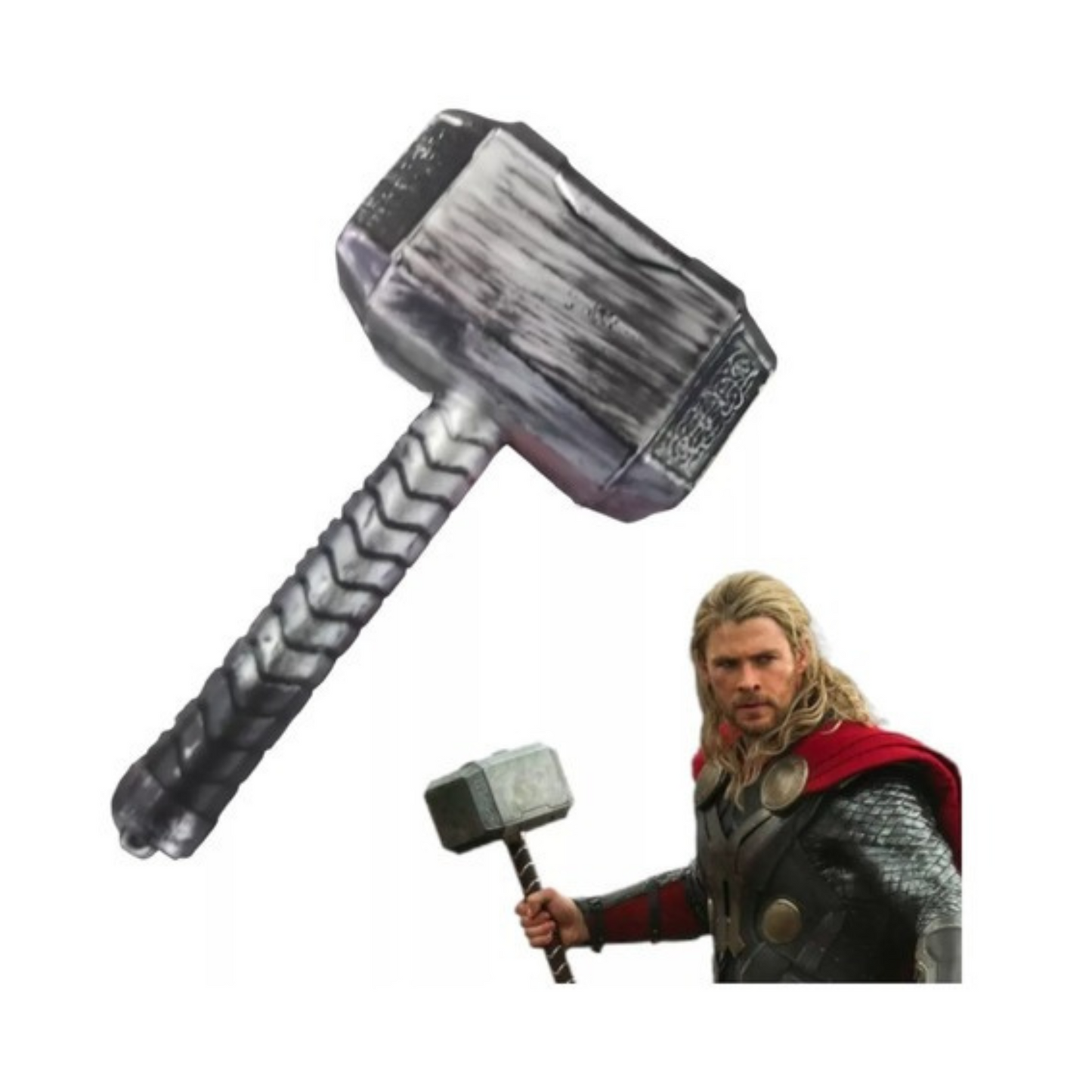 Martillo de Thor Plástico 23 cm Halloween