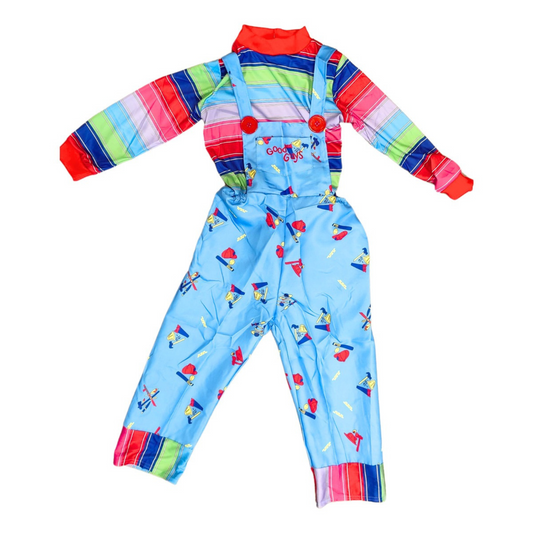 Disfraz Chucky Muñeco Diabólico Cosplay Talla Infantil