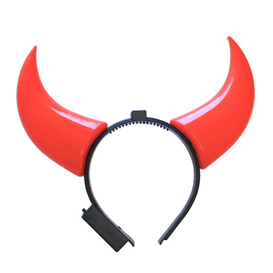 cintillo diablo(a) con luz 24x25 cm