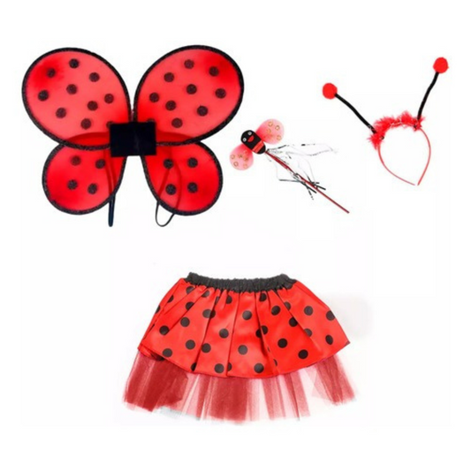 Disfraz Halloween Mariposa tutu + Cintillo + Varita + Alas