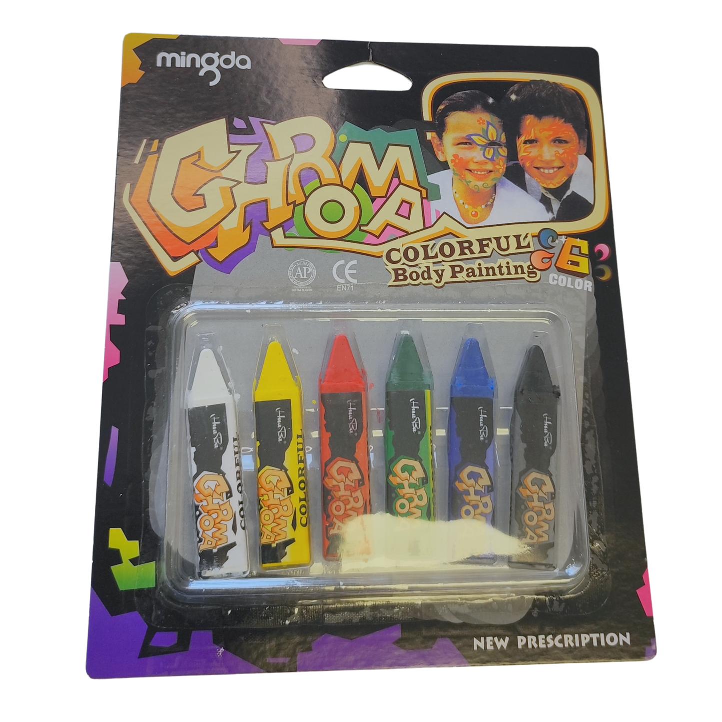Lapices Pinta Carita, Pintura Cara Maquillaje 6 Colores