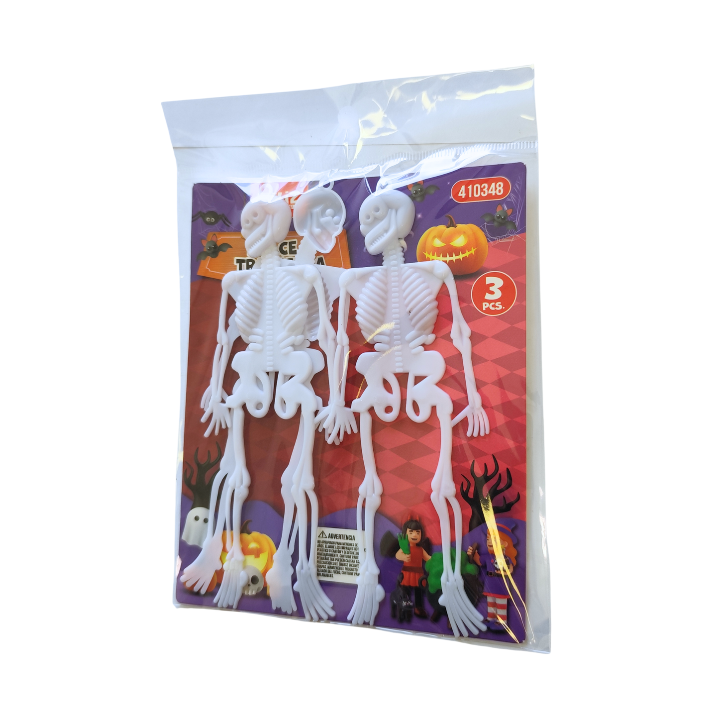 Esqueletos Halloween Decoración 15 Cm 3 Unidades