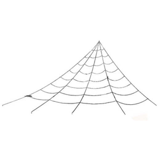 Telaraña Gigante Triangulo 5 Metros Halloween Decoración