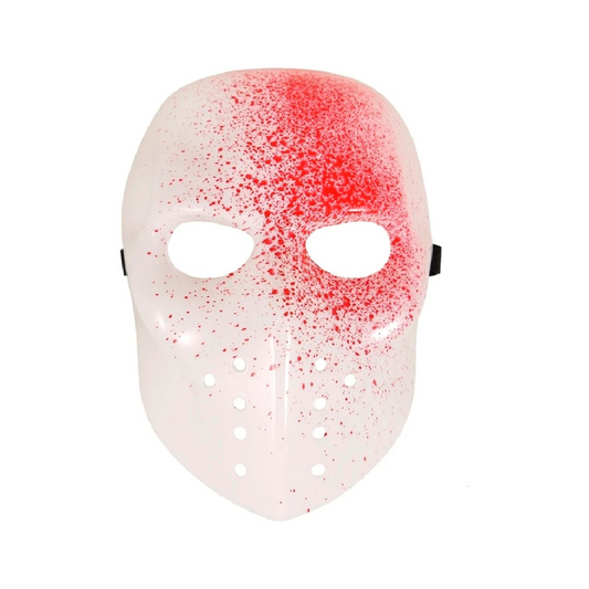 Máscara Jason Viernes 13 Sangre Plástico x1