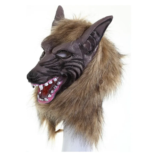 Máscara Hombre Lobo Látex Furry Halloween