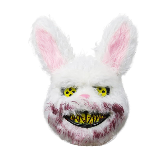 Máscara Conejo Terrorífico Blanco