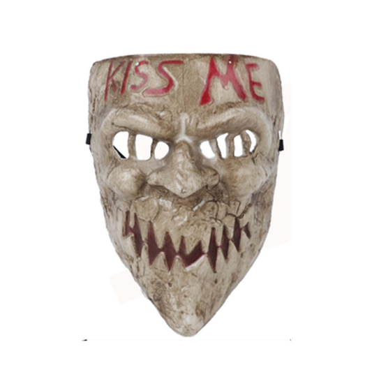 Máscara Kiss Me La Purga Color Marrón Halloween