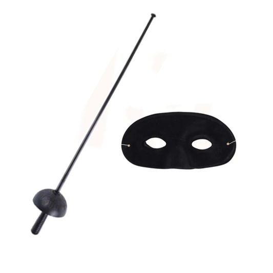 Accesorios El Zorro Antifaz + Espada