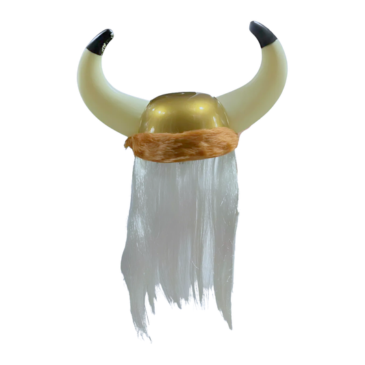Gorro Vikingo y peluca Disfraz Halloween 66x34 cm