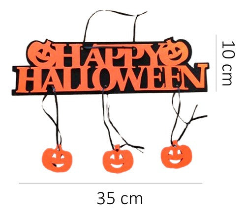 Decoración Halloween Adorno De Tela 35x10 cm