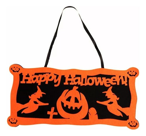 Decoración Halloween Adorno De Tela 48x21 cm