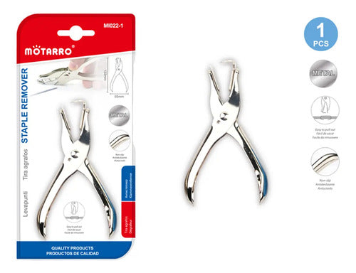 Quitagrapas Profesional Metálico 132x65 Mm Escolar Unitario