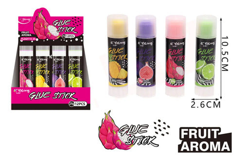 Pegamento En Barra Color Y Aroma Frutal Unidad 10,5x2,6 Cm