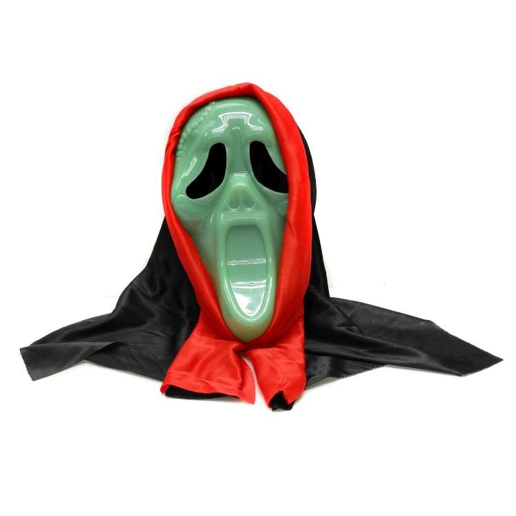 Máscara Ghostface Scream el Grito con tela Fluorescente GLOW
