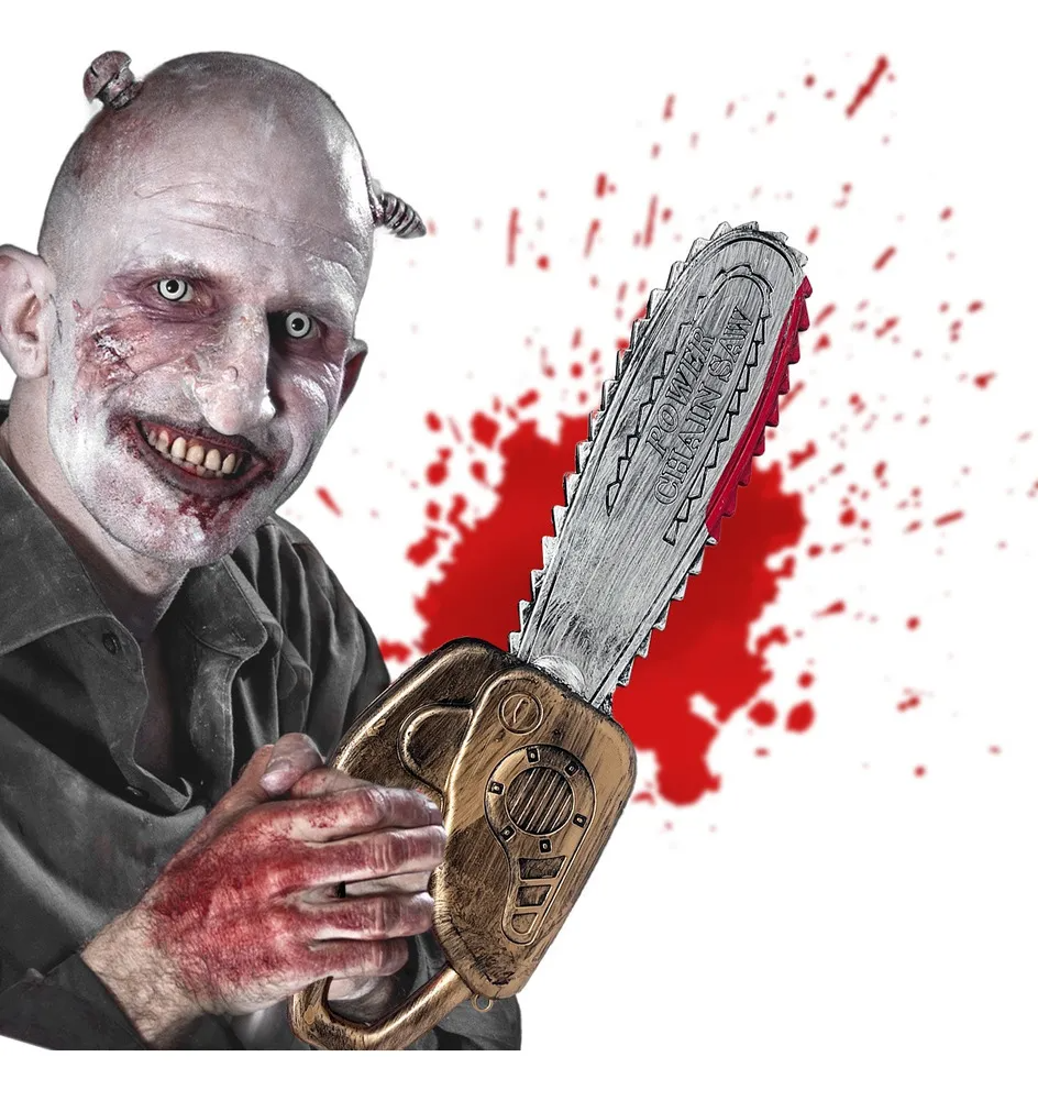 Motosierra sangrienta Saw 40 Cm Plastica Halloween
