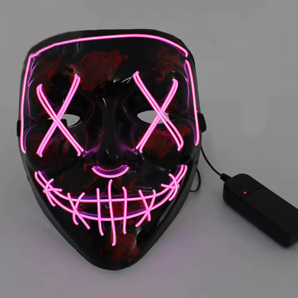 Máscara La Purga luz led Colores