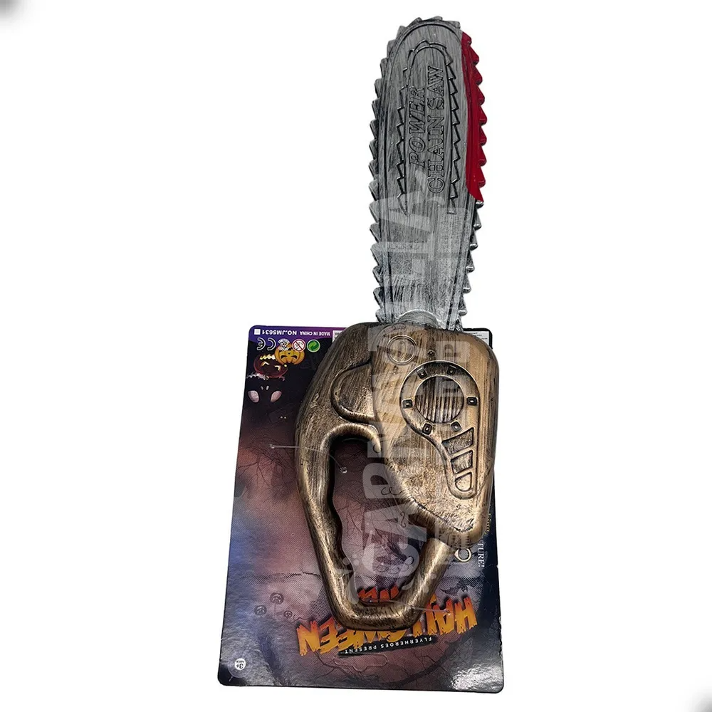 Motosierra sangrienta Saw 40 Cm Plastica Halloween