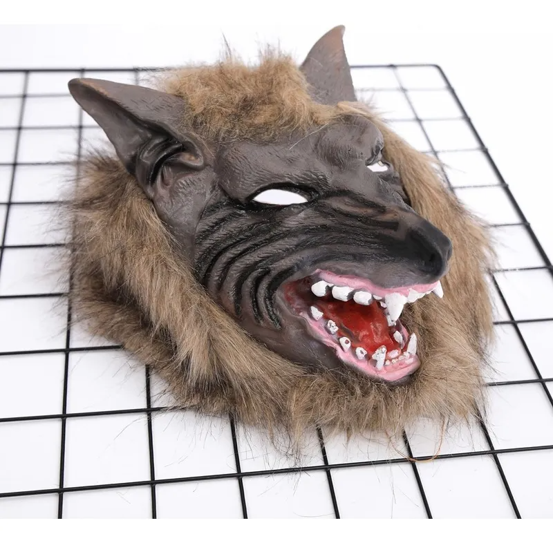 Máscara Hombre Lobo Látex Furry Halloween