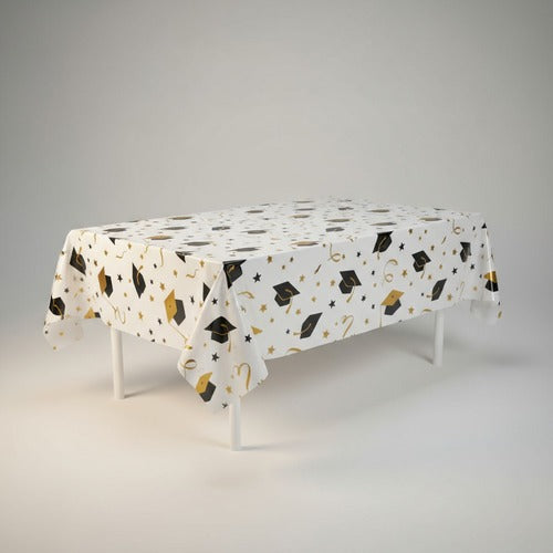 Manteles Plástico Diseños Graduación 180x108 Cm