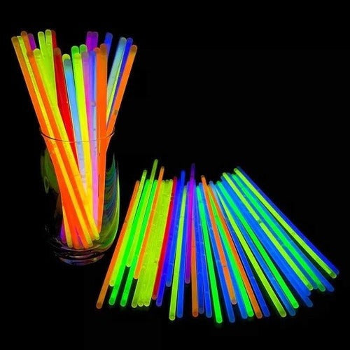 Pulseras Flúor Luminosas Lightstick 100 Unidades