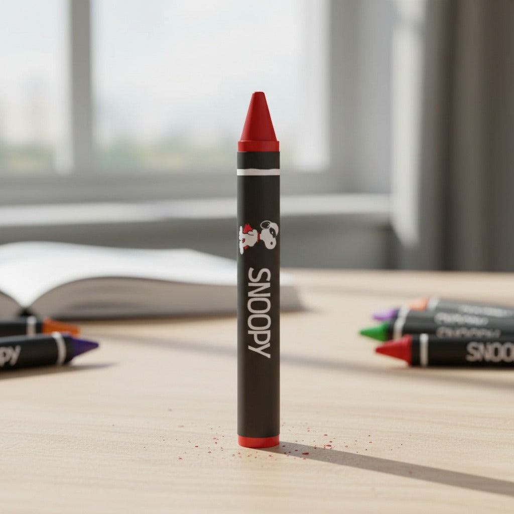 Lápices De Cera Snoopy 24 Unidades Para Arte