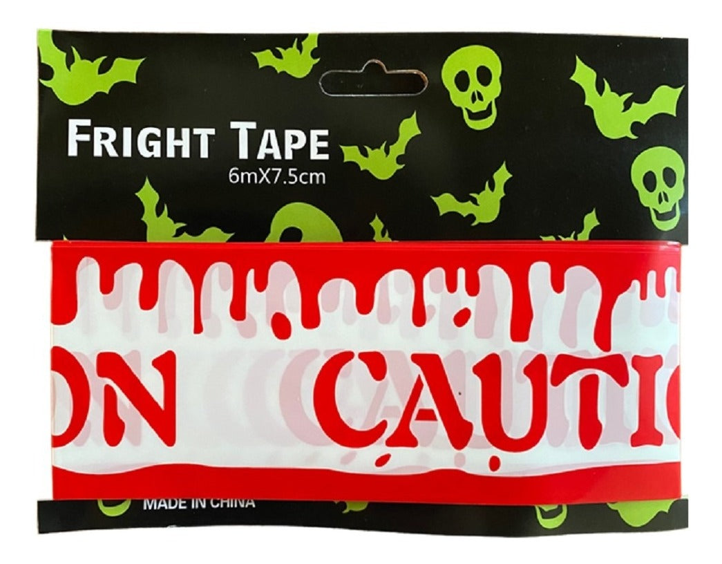 Decoración Halloween Cinta de advertencia miedo