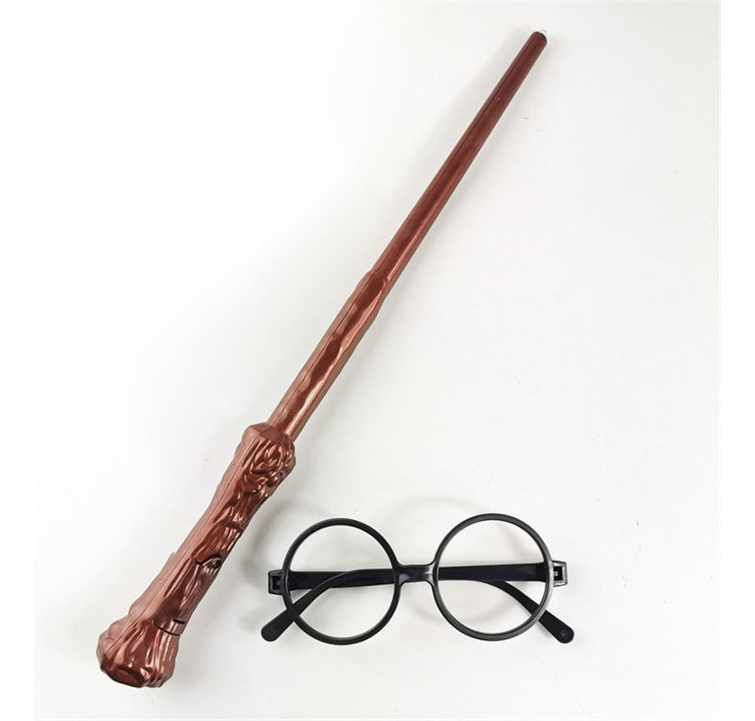 Disfraz Set Mago Harry Potter Varita con luz y sonido