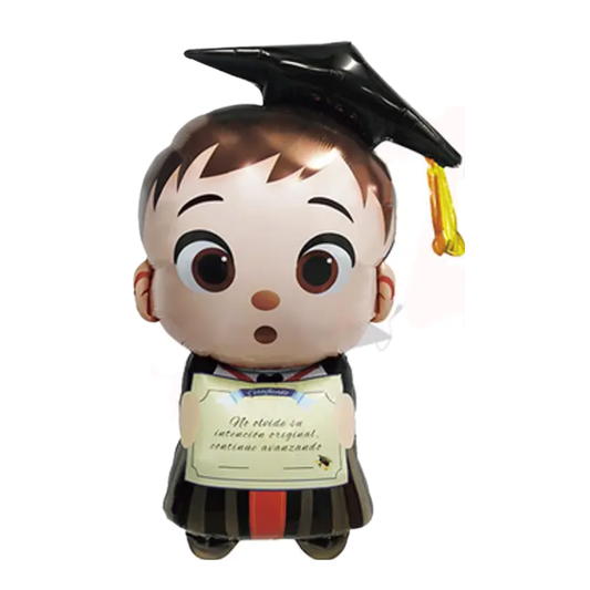 Globo Foil Niño Graduado 90x55 cm 1 Unidad