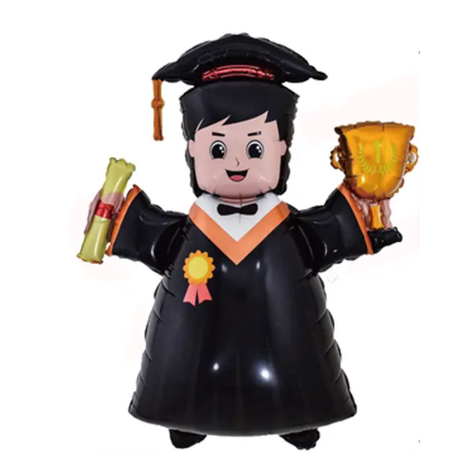 Globo Foil Niño Graduado 74x53,5 cm 1 Unidad