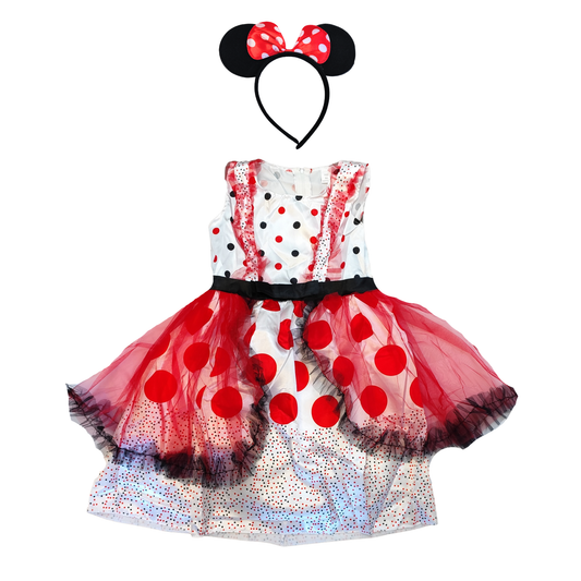 Disfraz Minnie Mouse Cosplay Talla Infantil