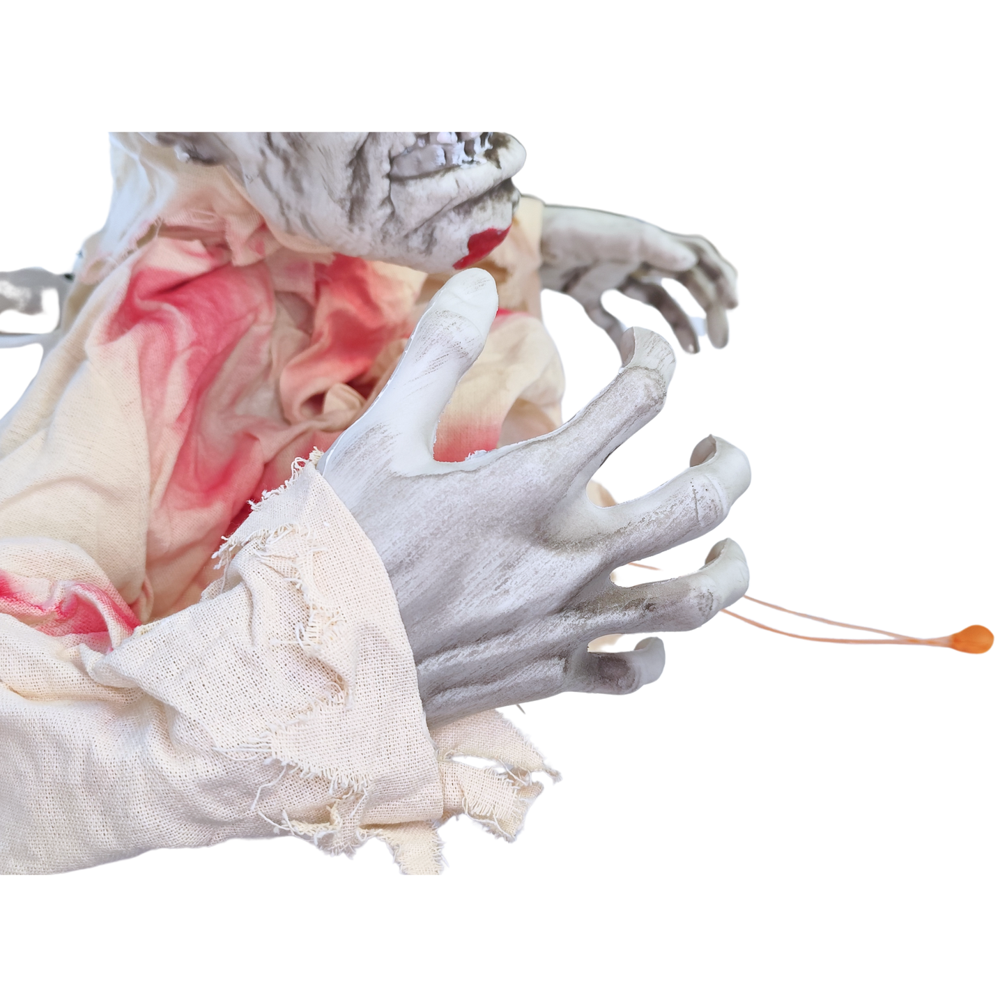 Decoración Halloween Zombie con luz, sonido y movimiento