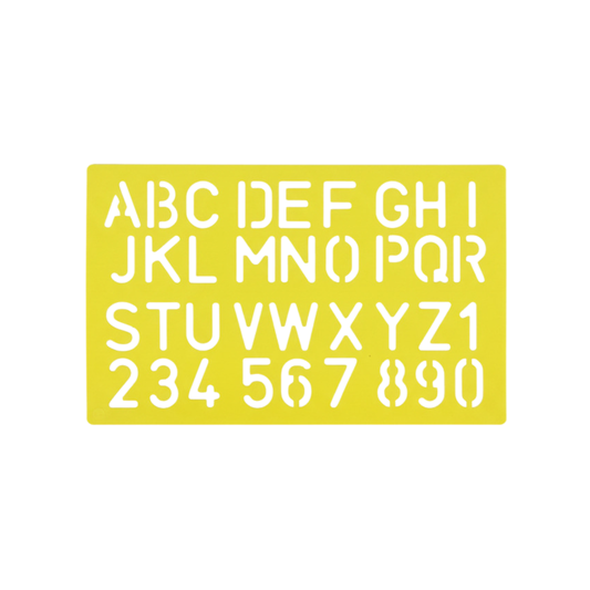 Regla Con Letras Y Números Abecedario 30 cm Plástica